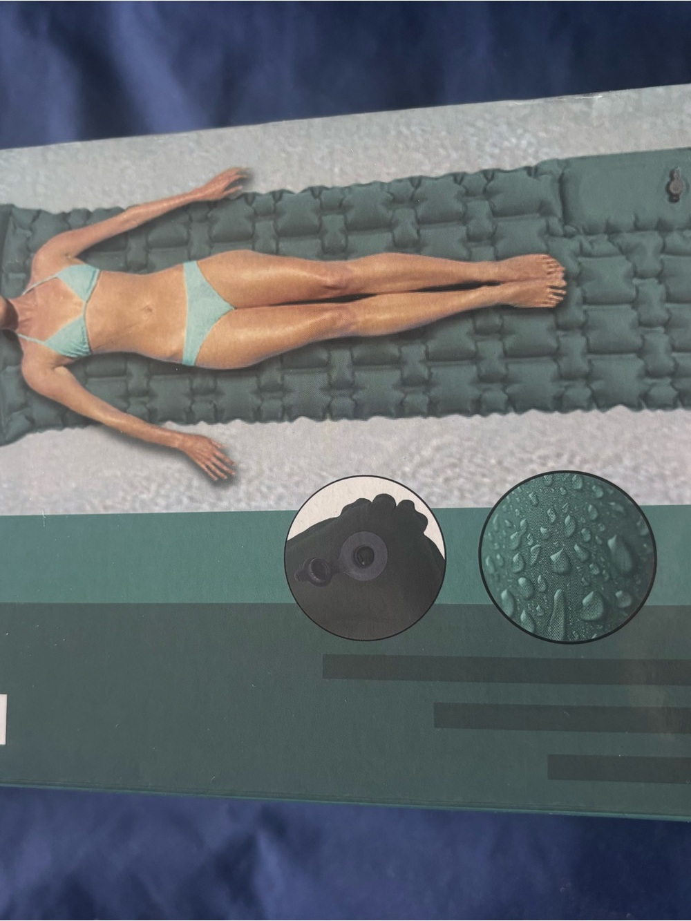 Lightweight Inflatable Air Mattress - travel, camping, pool